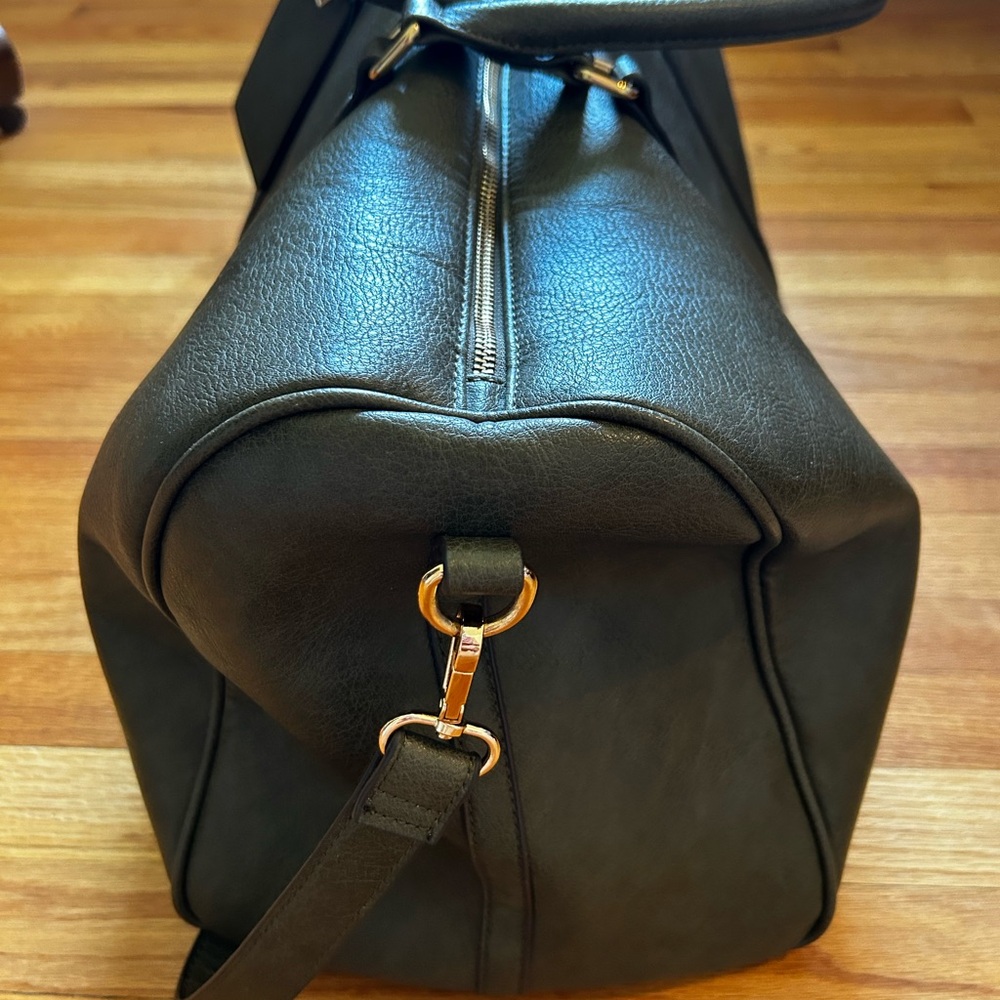 Deep Green Weekender Travel Bag - Picture 4 of 10